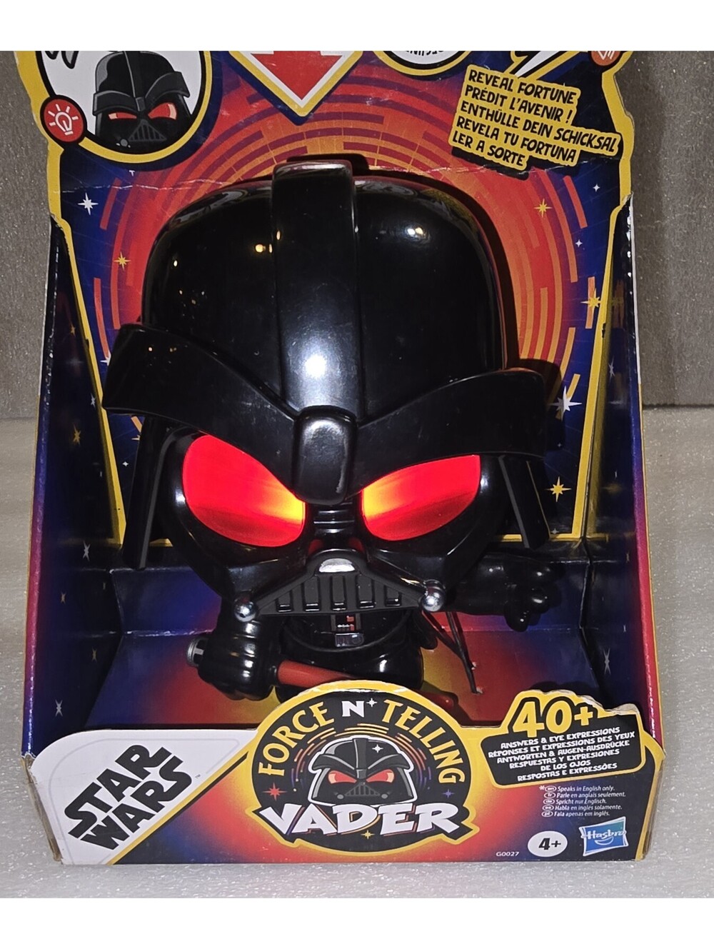 Disney Star Wars FORCE N TELLING VADER Fortune Telling Darth Vader Hasbro NIB